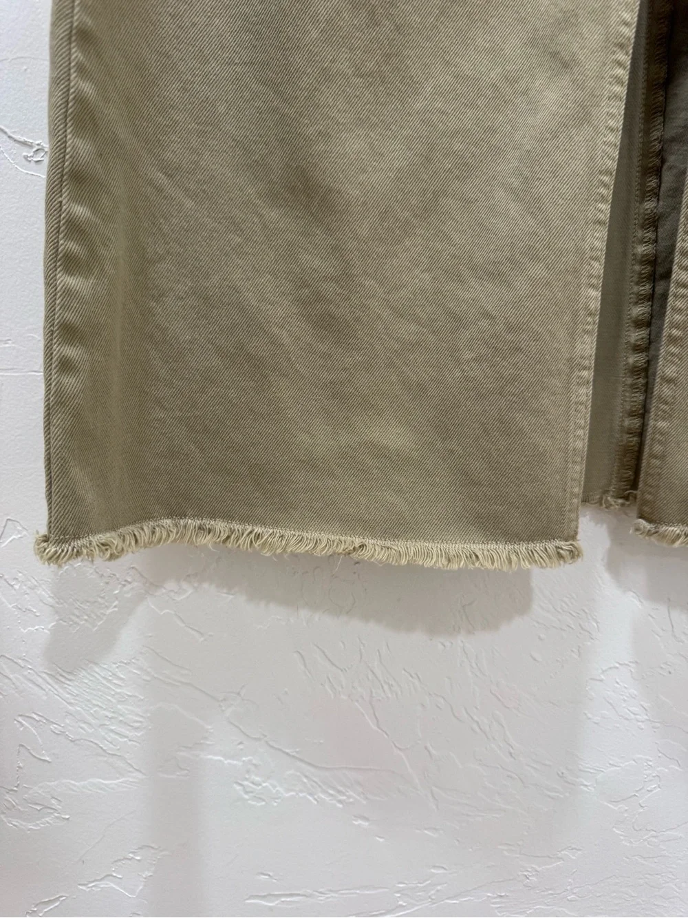 J. Crew Classic Denim Maxi Skirt in Khaki Women's 27 BZ160 Utilitarian